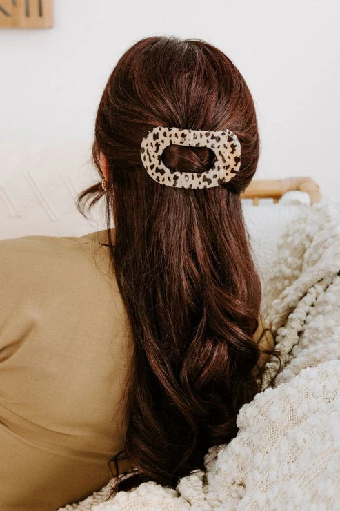 Teletie Flat Round Hair Clip