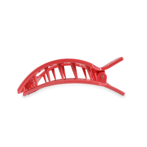 TELETIE Calming Coral Flat Square Hair Clip