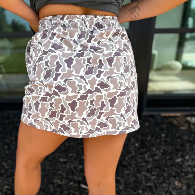 Duck Camo Active Skort