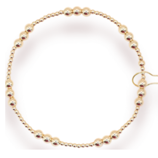 Beaded Blonde ILY Bracelet