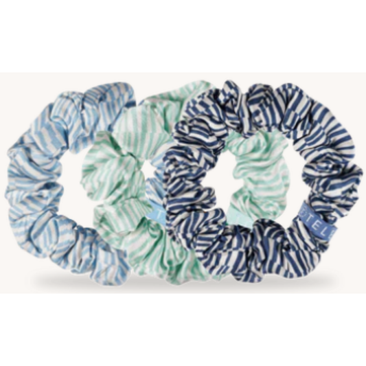 Teletie Totally Turquoise Scrunchie Set