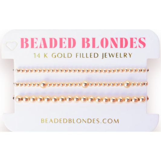 Beaded Blonde Everyday Stack