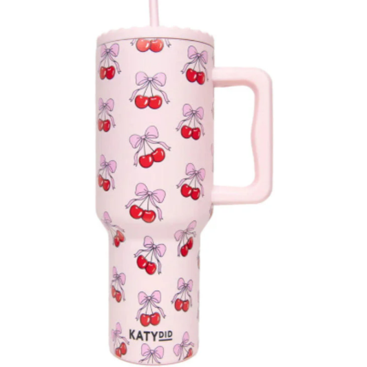 Cherry Bow Tumbler KATYDID